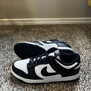 Nike Women’s Dunk Low Panda. White Black Low Top Sneakers